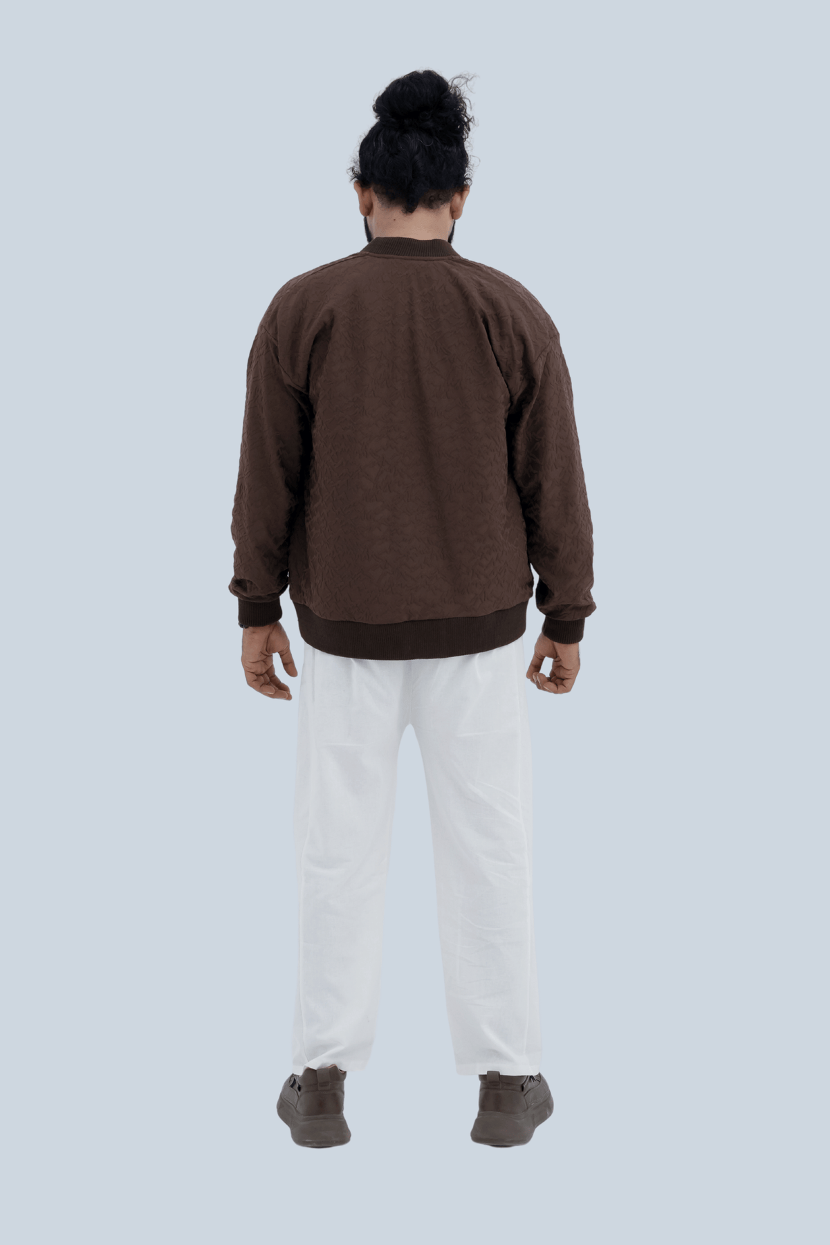 TERRA Quilted Bomber Jacket