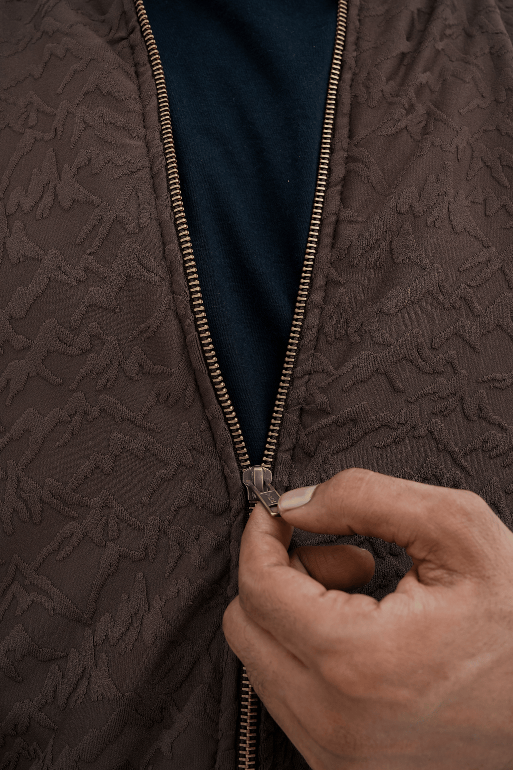 TERRA Quilted Bomber Jacket