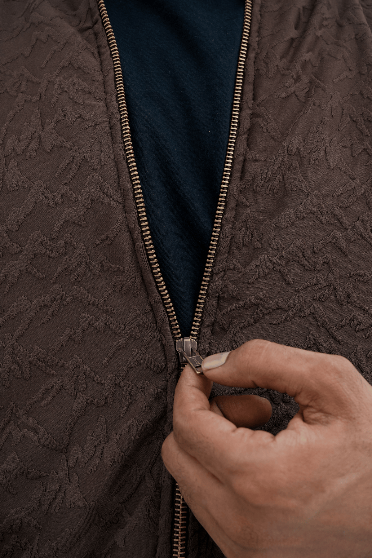 TERRA Quilted Bomber Jacket